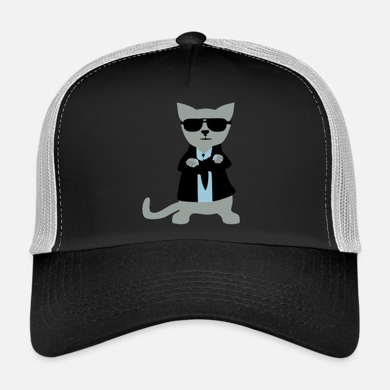 Bodyguard Cat Trucker Cap