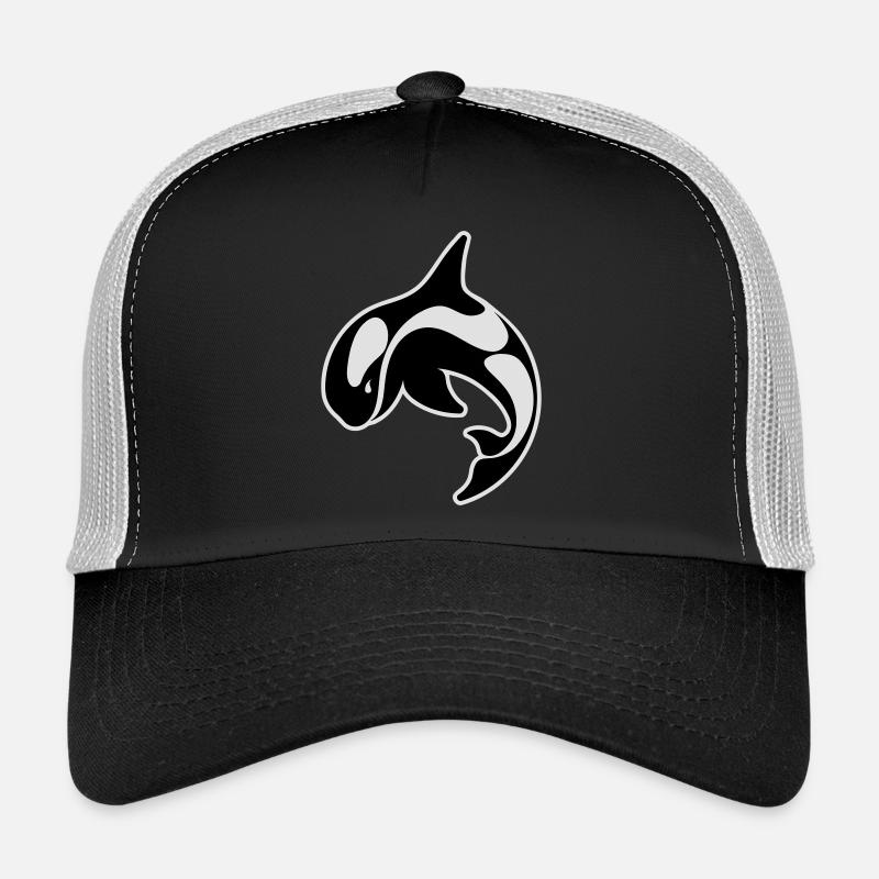 Orque - Casquette trucker  - noir/gris pierre