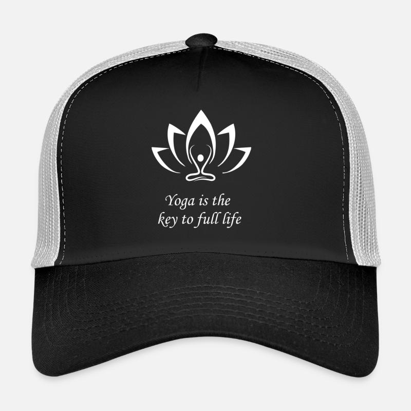 Yoga - Trucker Cap - Schwarz/Steingrau