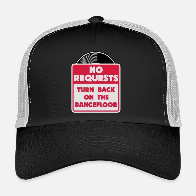 no_requests_03 - Trucker Cap - Schwarz/Steingrau