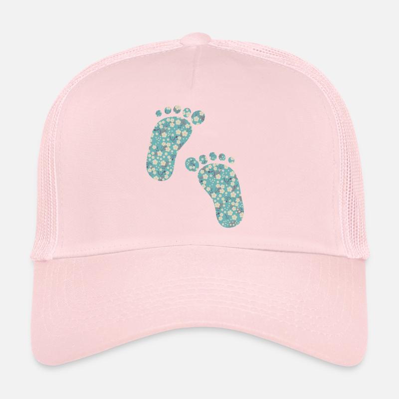 pieds liberty turquoise Casquette trucker 