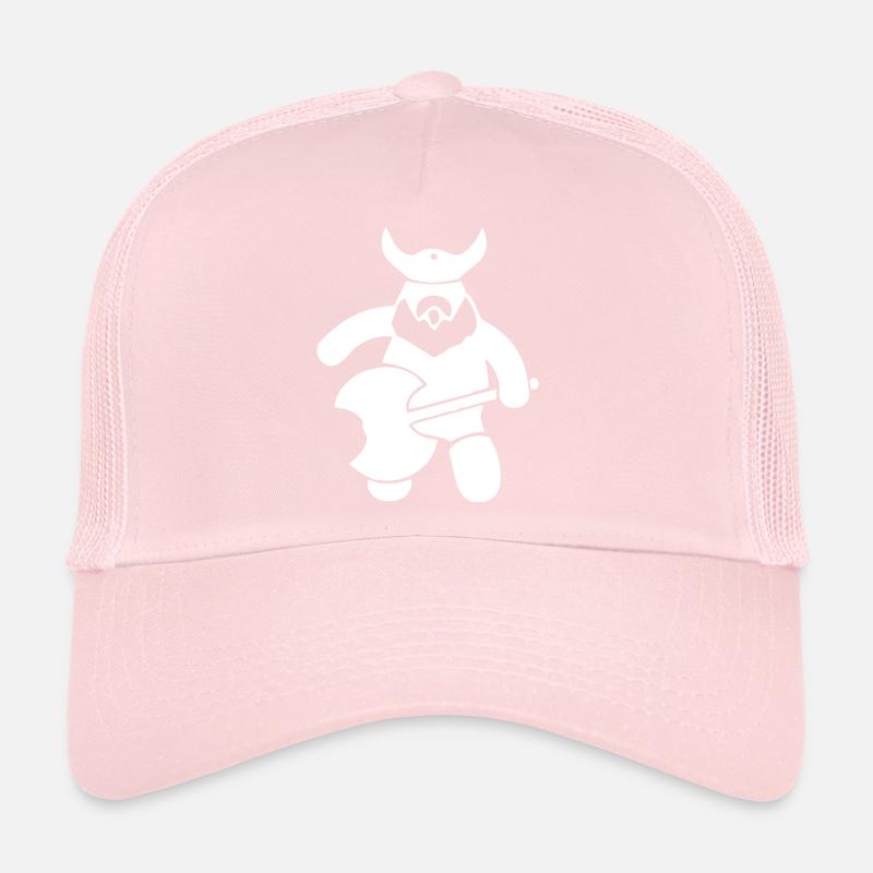 Wikinger mit großer Axt Trucker Cap