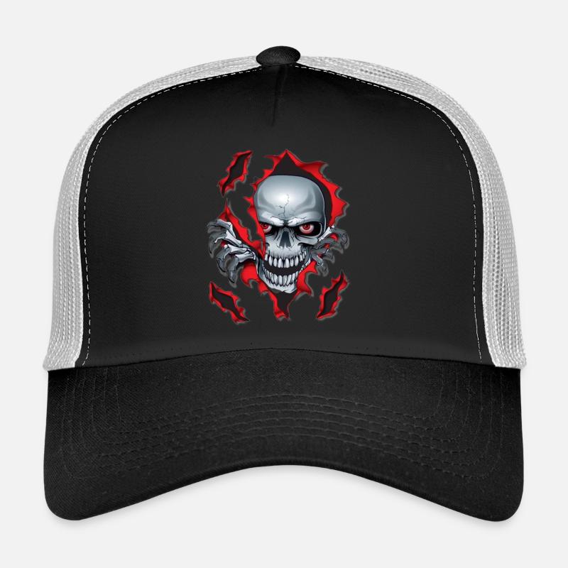 Skull Casquette trucker 