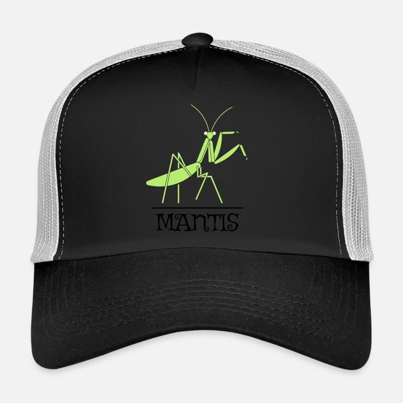 Mantis Gottesanbeterin Insekt Design Trucker Cap