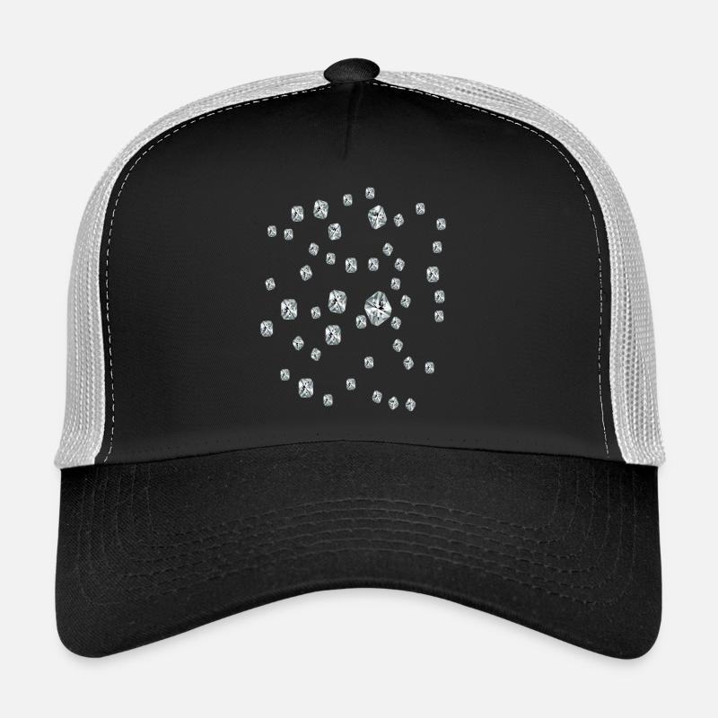 diamant Casquette trucker 