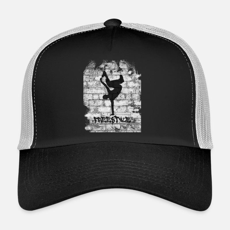 Freistil - Trucker Cap - Schwarz/Steingrau