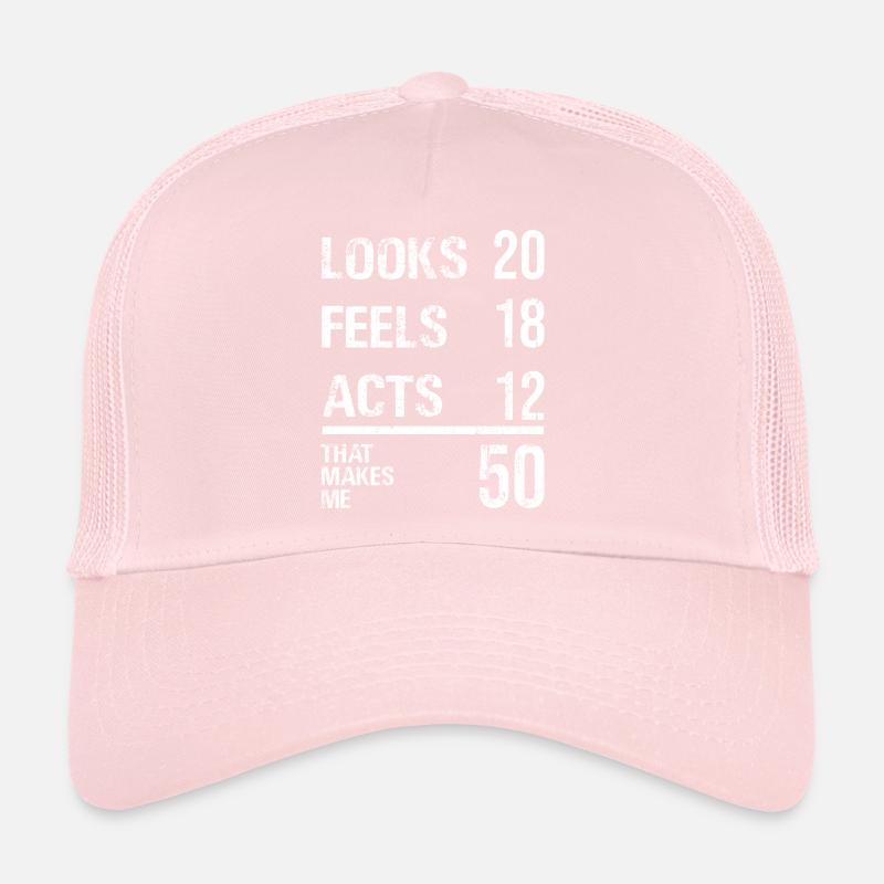 Bold Distressed Numeral Quote Tee Trucker Cap