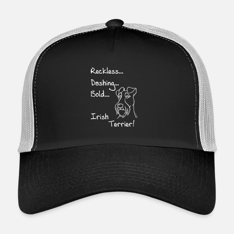 Kühner Irish Terrier - Trucker Cap - Schwarz/Steingrau