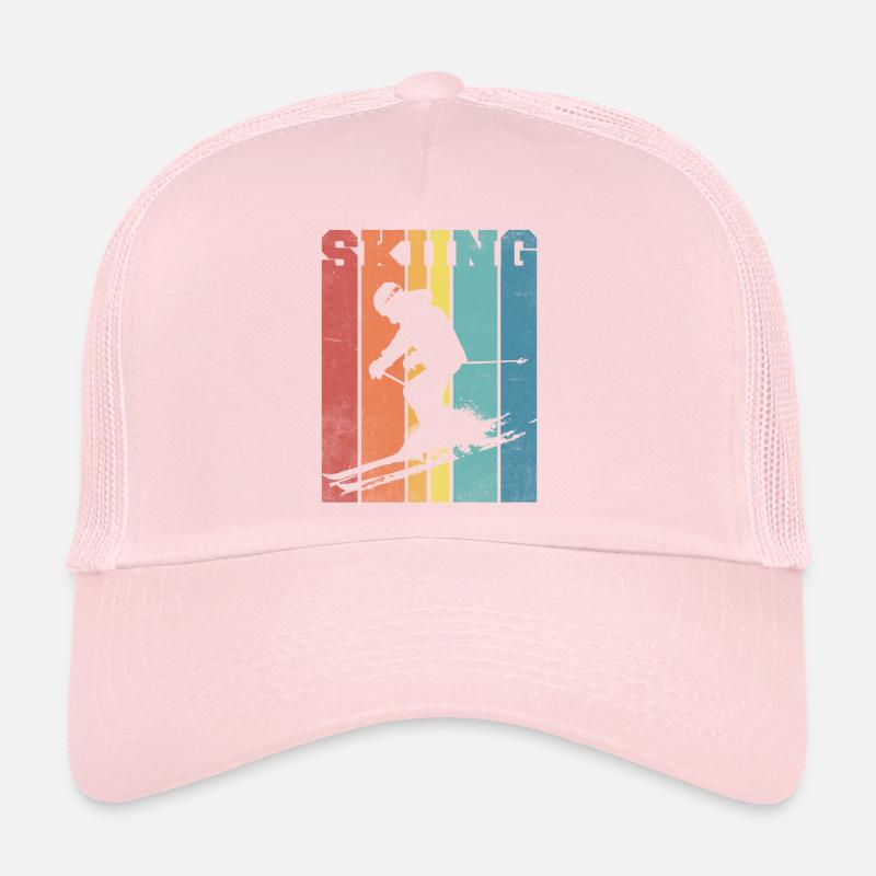 Ski palette couleurs rétro Casquette trucker 