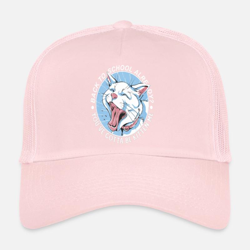 School Dog Circle Logo Trucker Cap