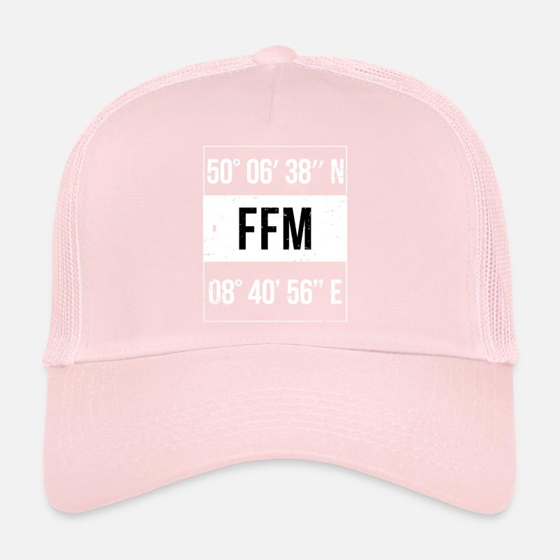 FFM coordinates Frankfurt am Main Trucker Cap