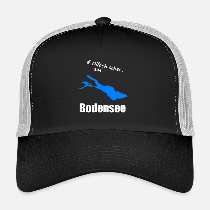 # Oifach schee, am Bodensee - Trucker Cap - Schwarz/Steingrau