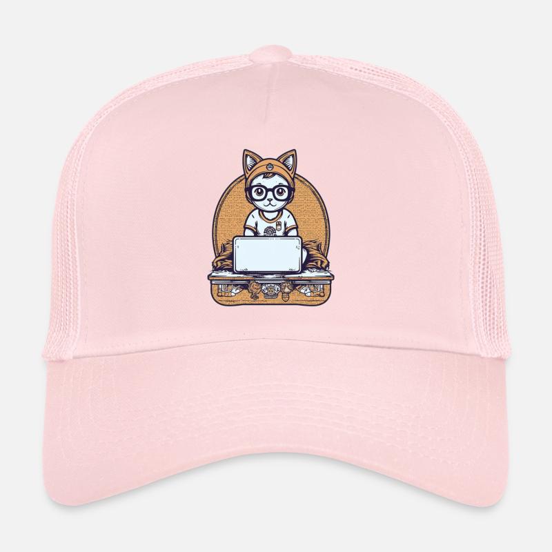 Chat technique au bureau Casquette trucker 
