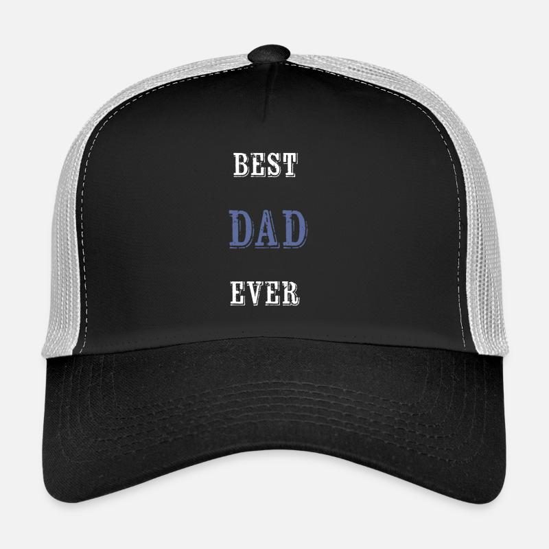 Best father ever - Trucker Cap - black/stone grey