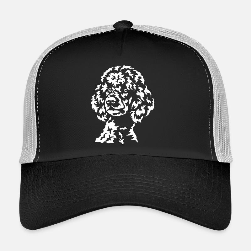 Grosse tête de caniche « Black Edition » Casquette trucker 