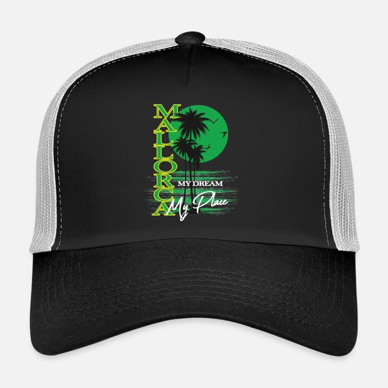 Malorca Palmen Retro-Traum Trucker Cap