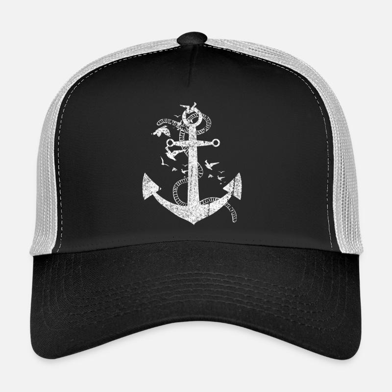 Conception maritime à ancre en difficulté Casquette trucker 