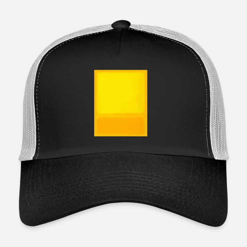 Rothko style in digital colors - Trucker Cap - black/stone grey