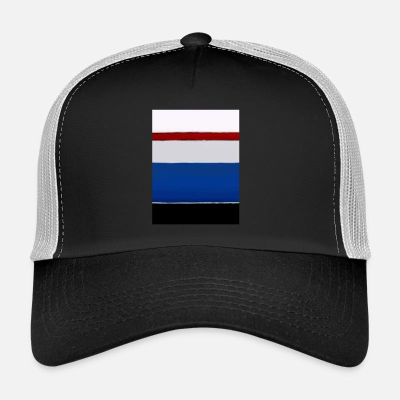 Le style Rothko en couleurs numériques Casquette trucker 