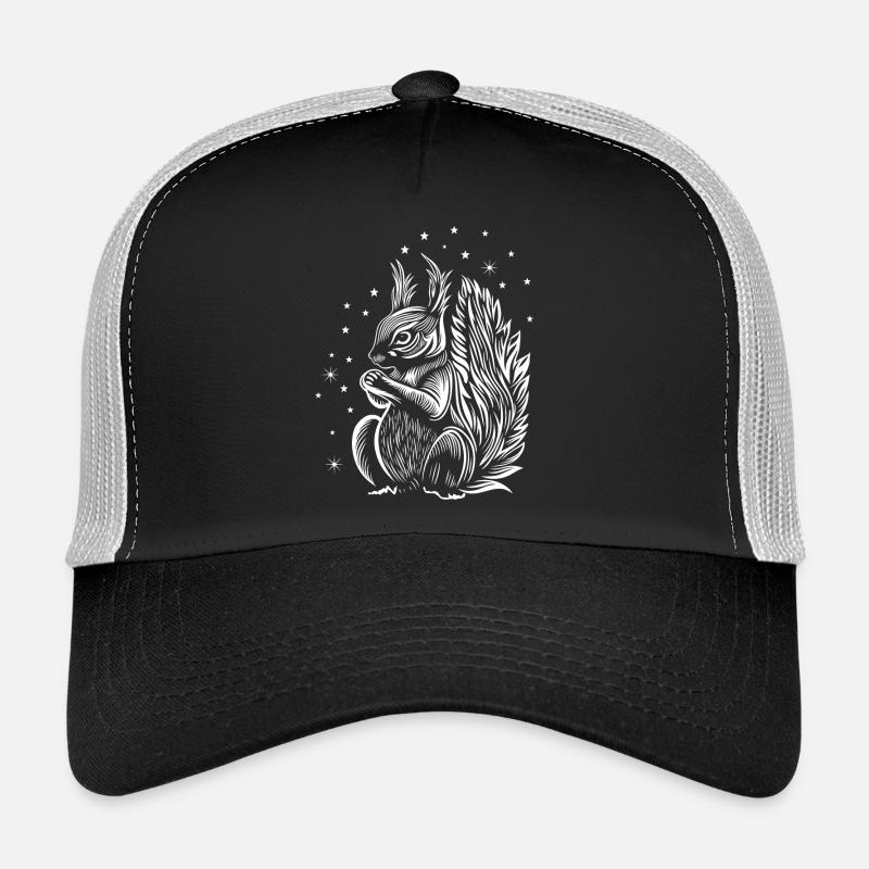 Écureuil avec des étoiles Casquette trucker 