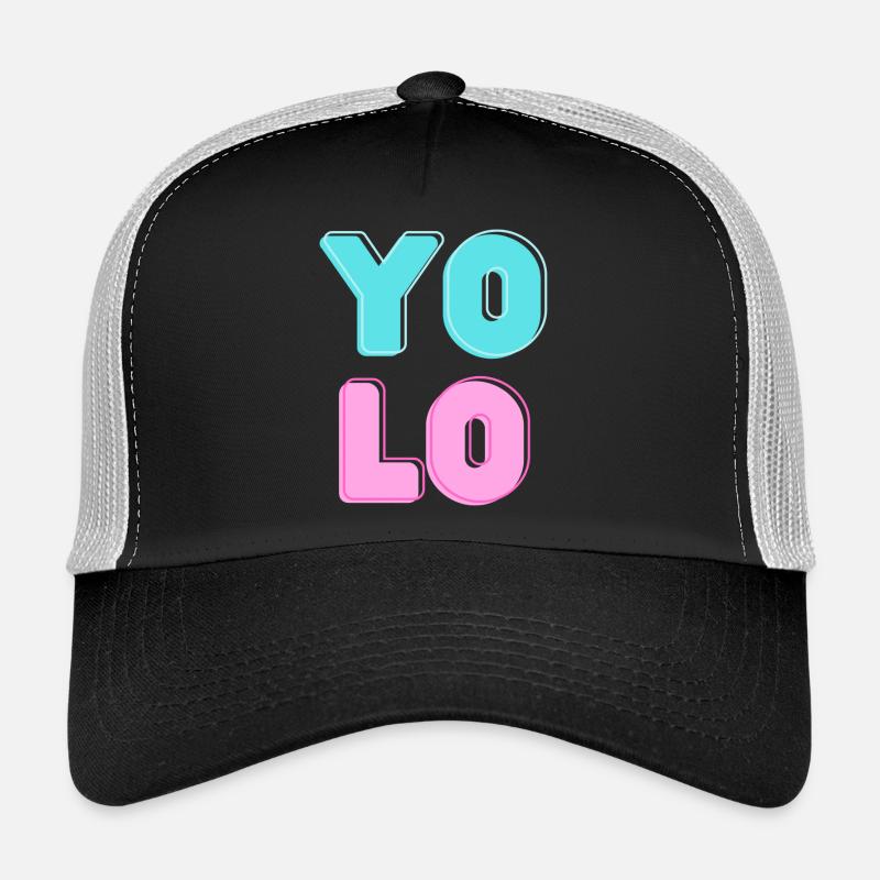 Cool Candy YOLO Design Trucker Cap