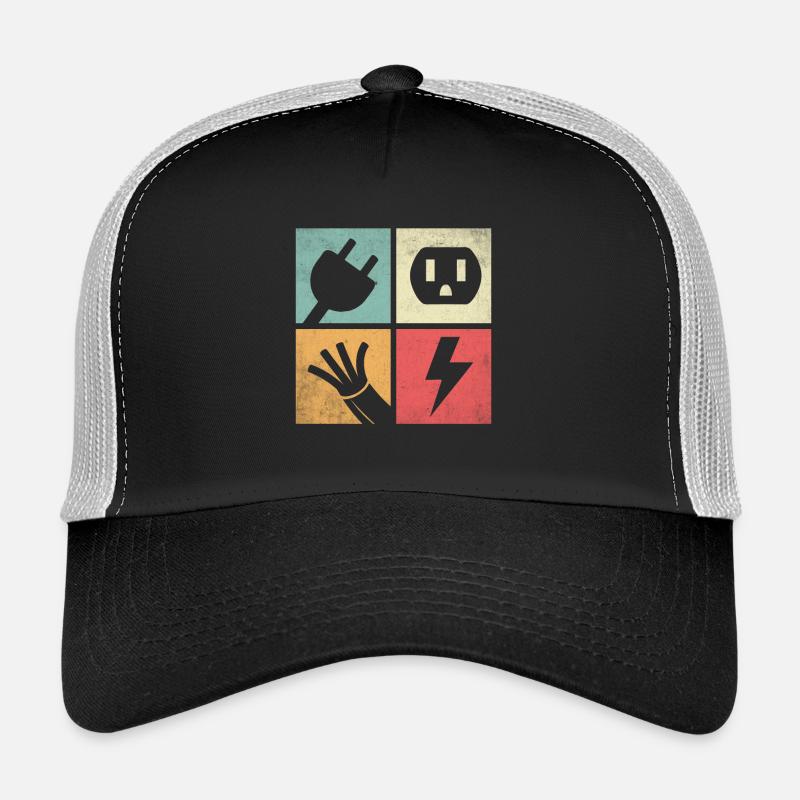 Connecteurs et Éclairs Pastel Casquette trucker 