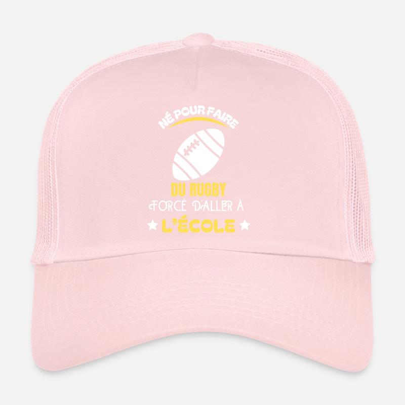 Né Pour Le Rugby École Casquette trucker 