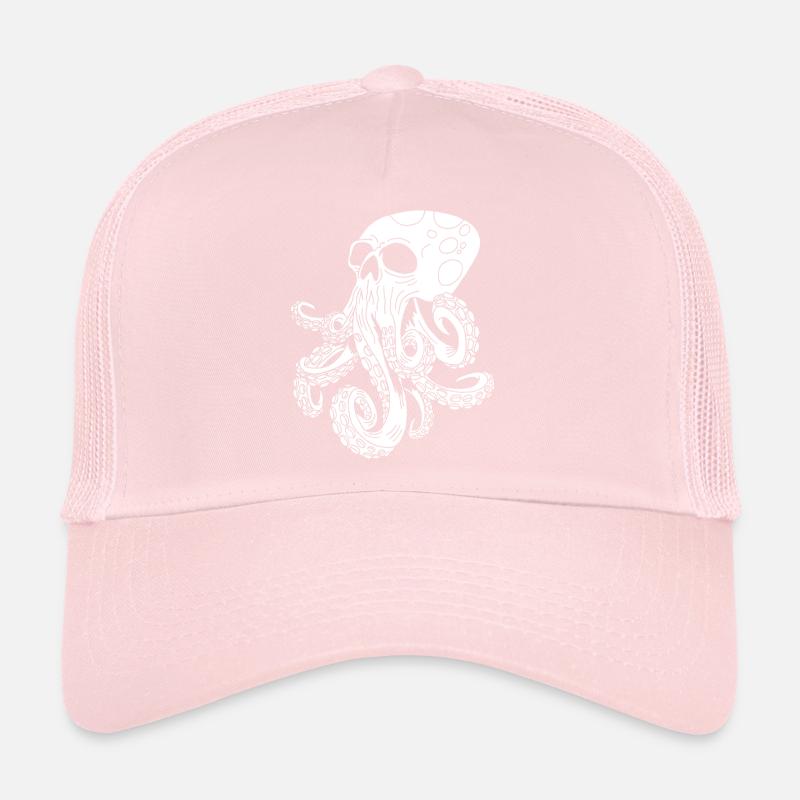 Crâne de pieuvre Casquette trucker 