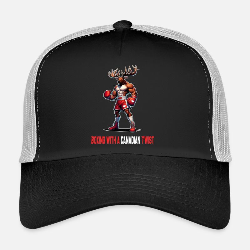 Kanada Elch Box Design Trucker Cap