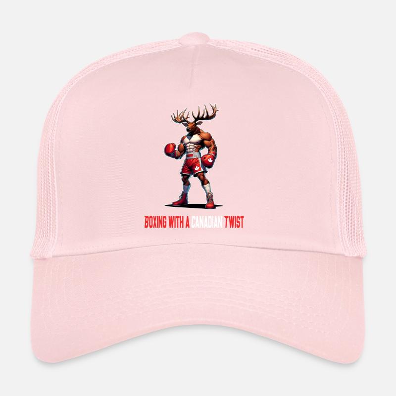 Canada elk box design Trucker Cap