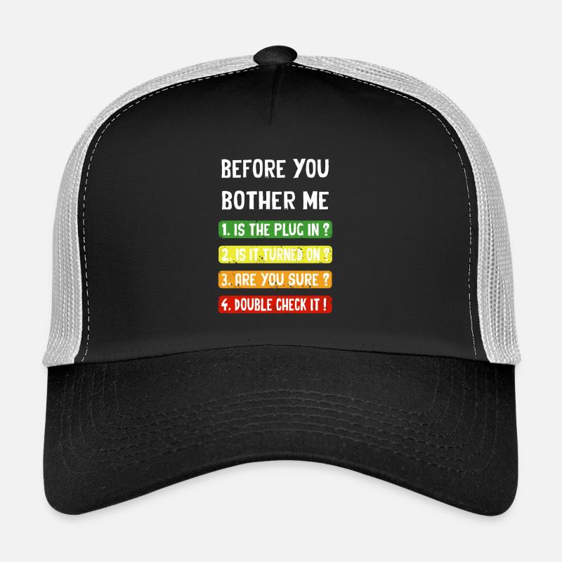 Before you bother me Trucker Cap
