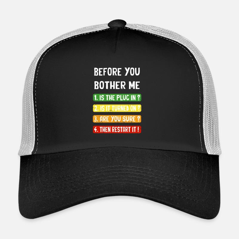 Computer Checklist Trucker Cap