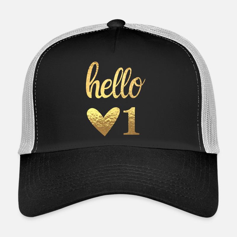 Hello 1 Casquette trucker 