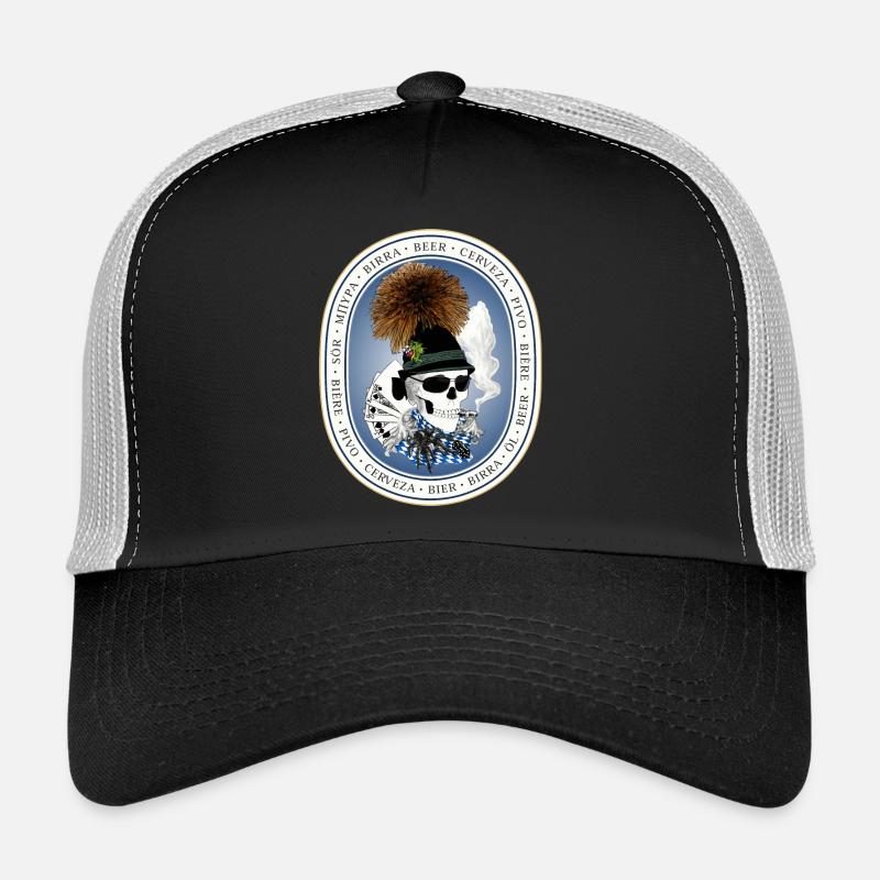 Bierzelt-skull Trucker Cap