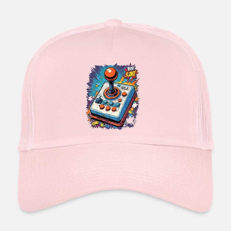Retro Gamer Joystick / Controller Jeux de console Casquette trucker 