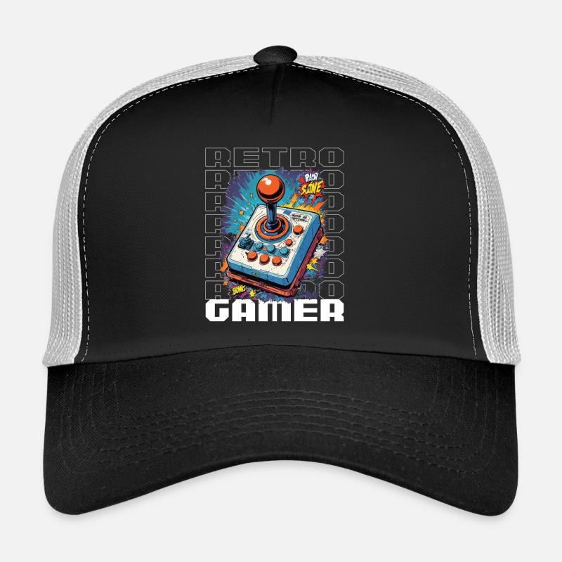 Retro Gamer Joystick / Controller Jeux de console Casquette trucker 