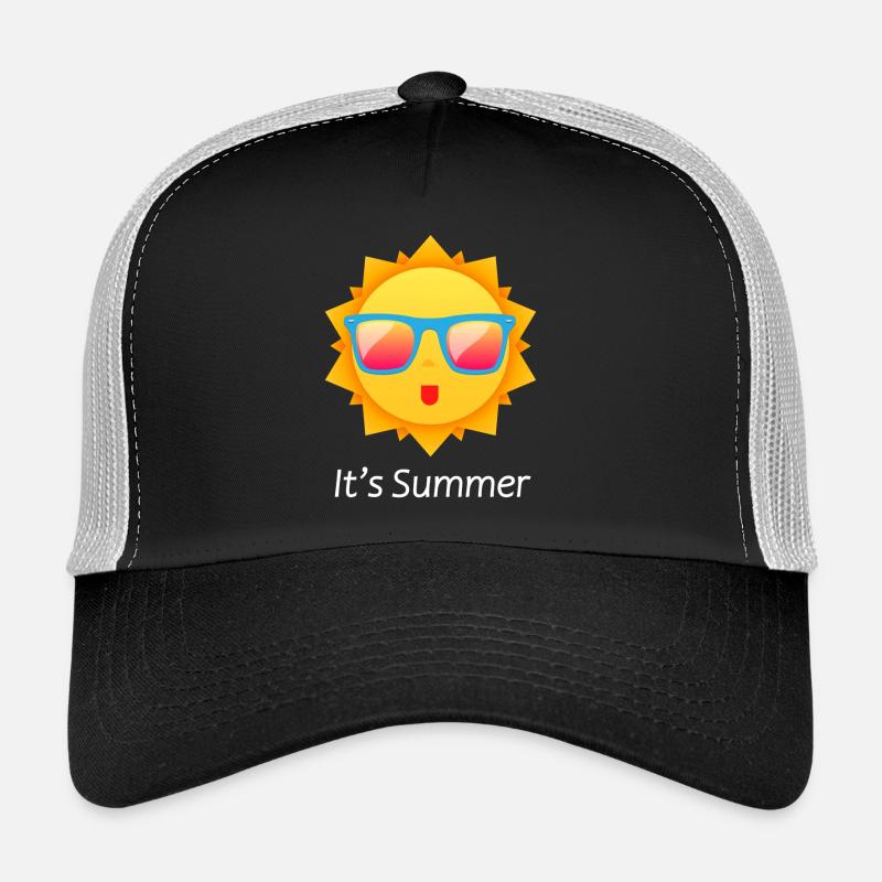Es ist Sommer - Trucker Cap - Schwarz/Steingrau