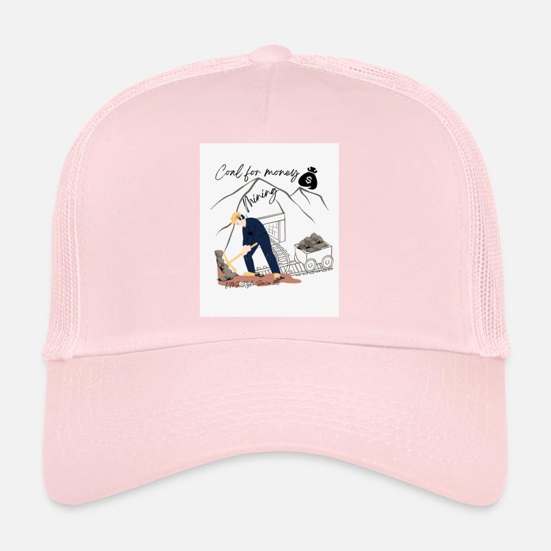 Mining Design Trucker Cap