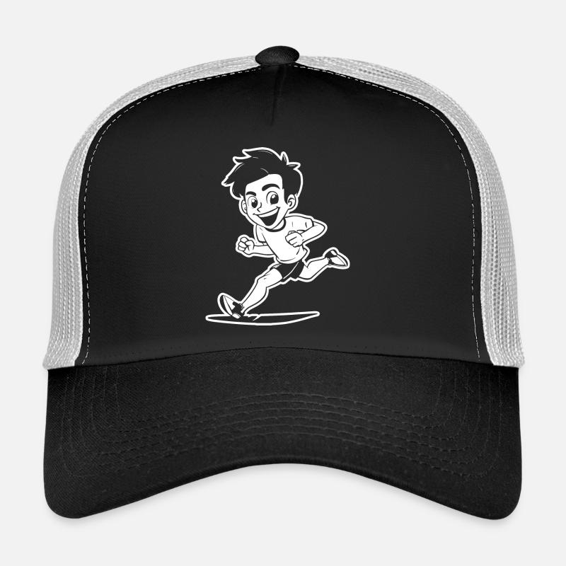 Marathon Boy Drawing Trucker Cap