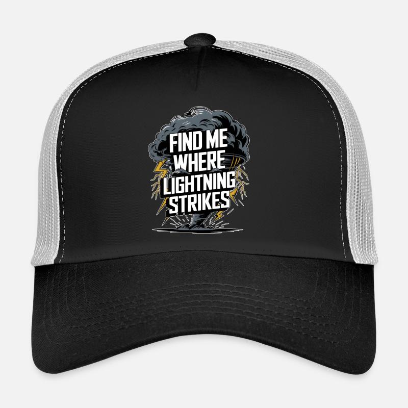 orage disant orage tornade météorologue Casquette trucker 