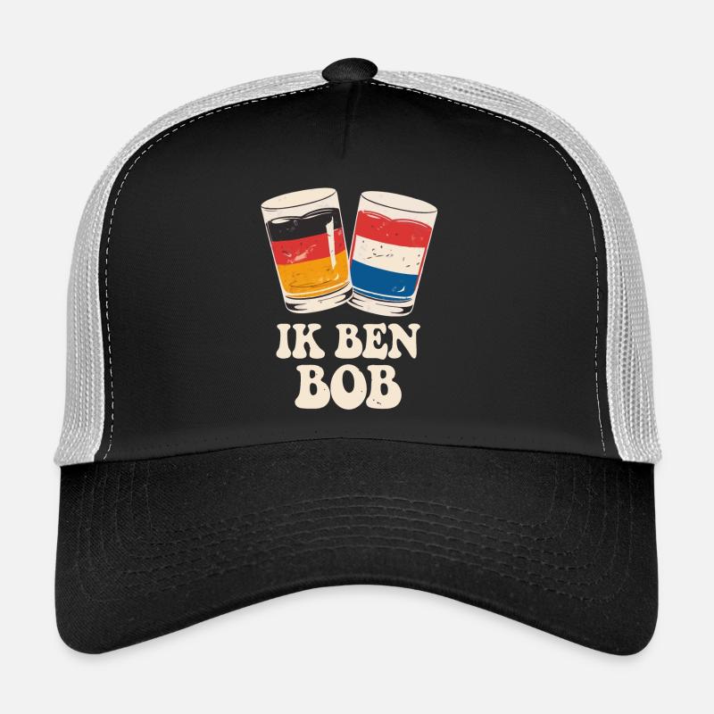 Holländisches Bierglas Paar Design. Ich bin BOB Trucker Cap