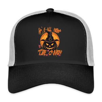 Halloween All about the sweets - Trucker Cap - black/stone grey - Front