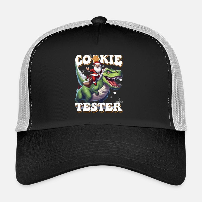 Weihnachtlicher Dino Trex Cookie Tester Trucker Cap