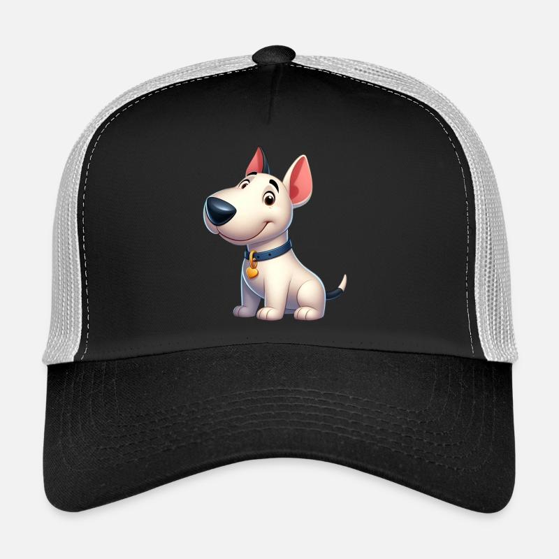 Bull Terrier 5 - Trucker Cap - black/stone grey
