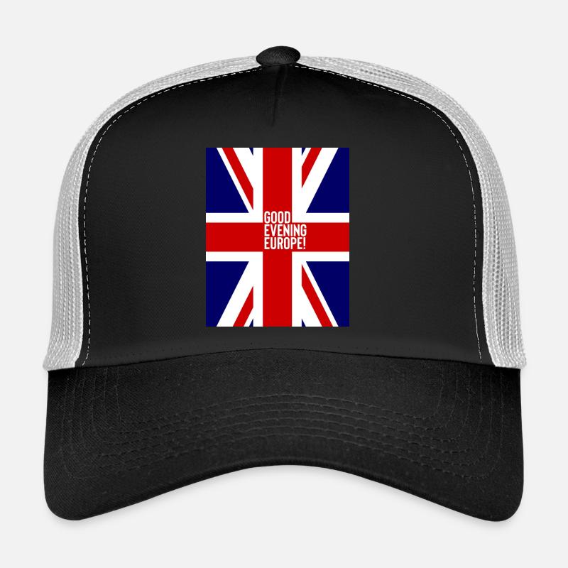 Eurovision Großbritannien - Trucker Cap - Schwarz/Steingrau