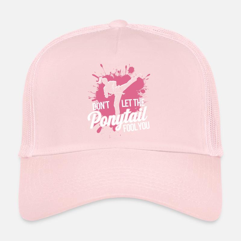 Karaté avec détermination Casquette trucker 