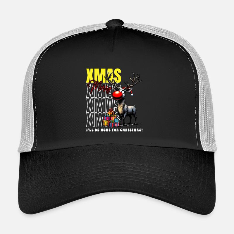 Noël Joyeux Noël Renne Casquette trucker 