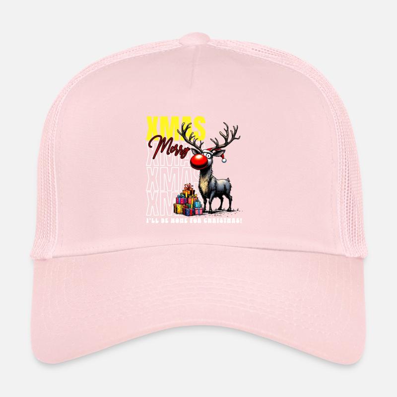 Noël Joyeux Noël Renne Casquette trucker 