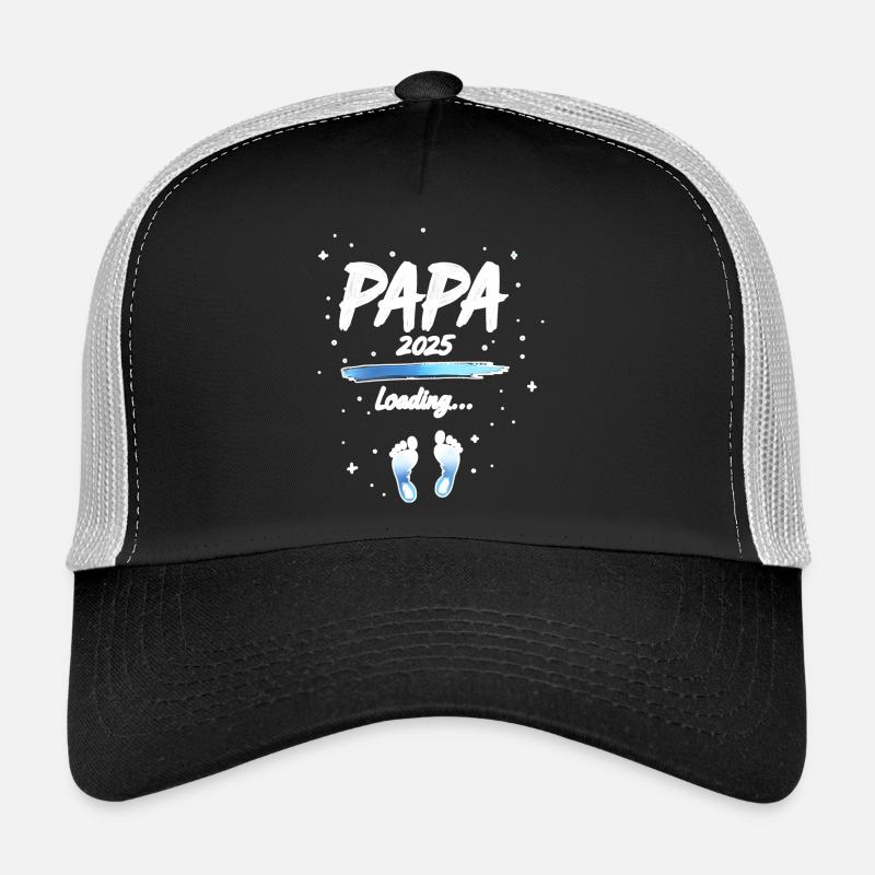Dad 2025 Loading for Fathers Gift Trucker Cap