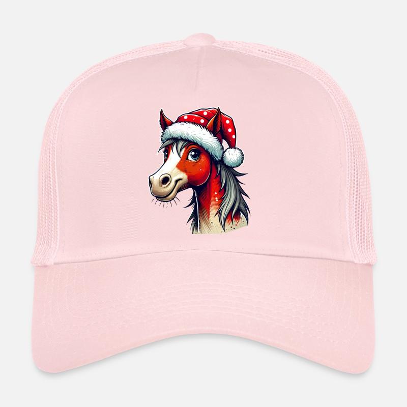 Weihnachtspferd Pony zu Weihnachten Trucker Cap